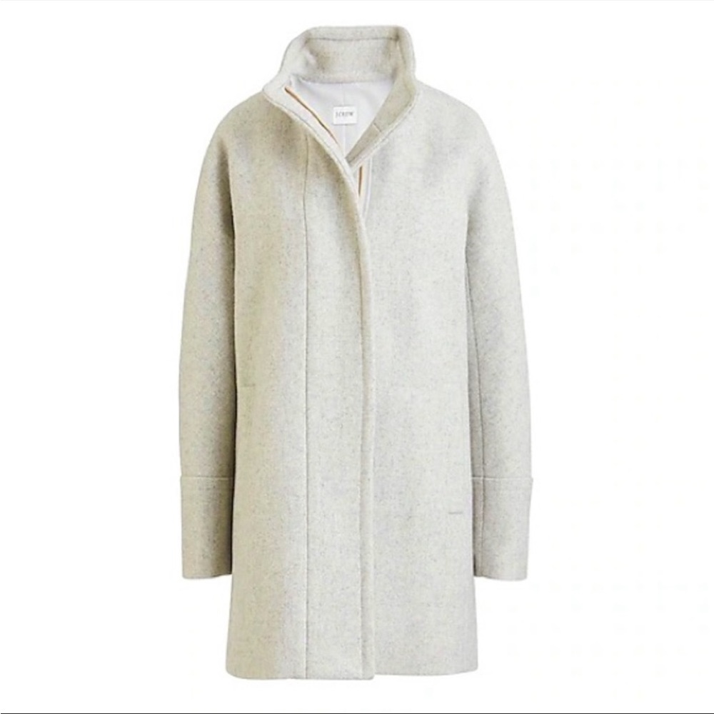 J. Crew Stadium-Cloth Cocoon Coat 00P
